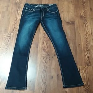 new 7/8 skinny boot rue 21 dark jeans